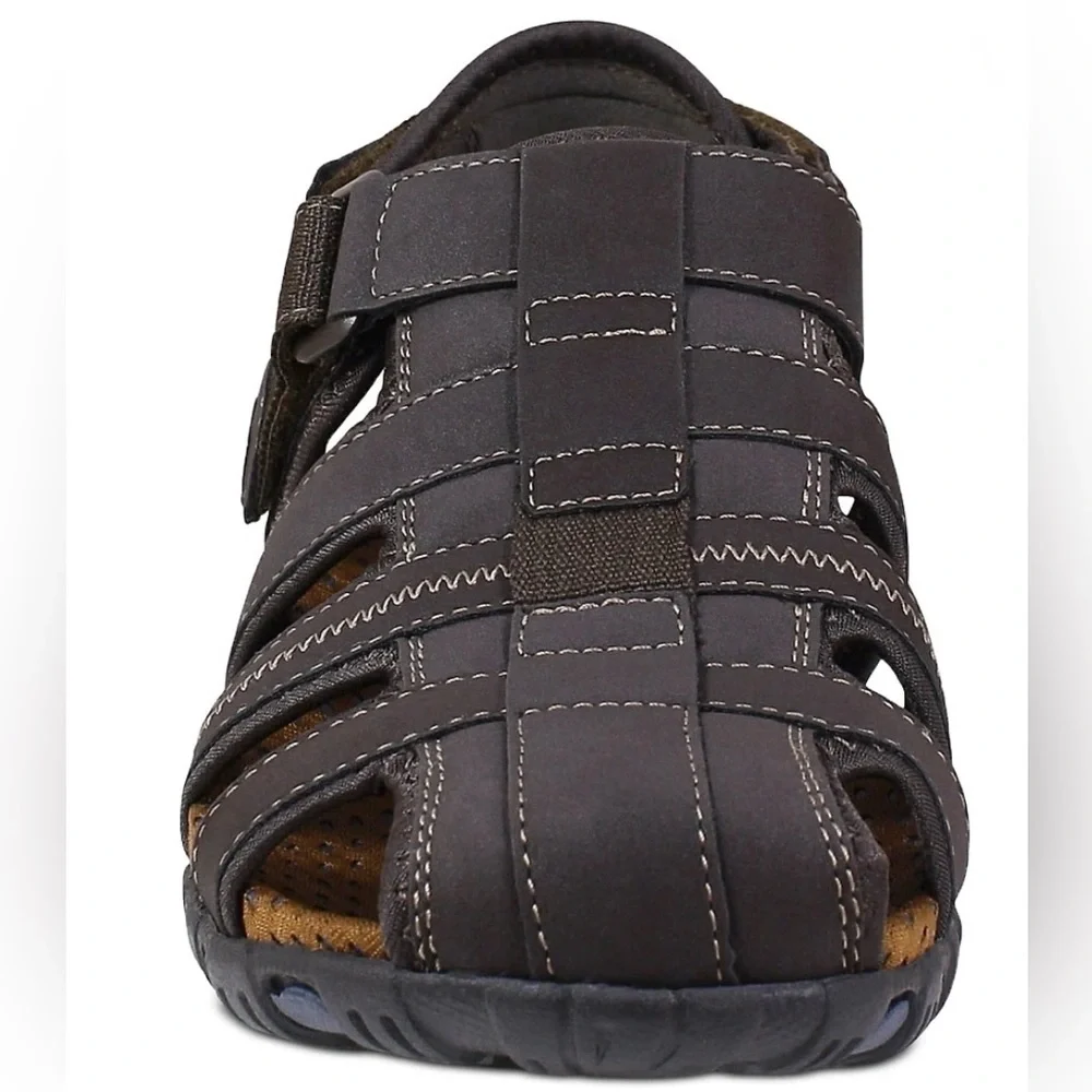 Nunn Bush Dark Brown Pandals Size 11